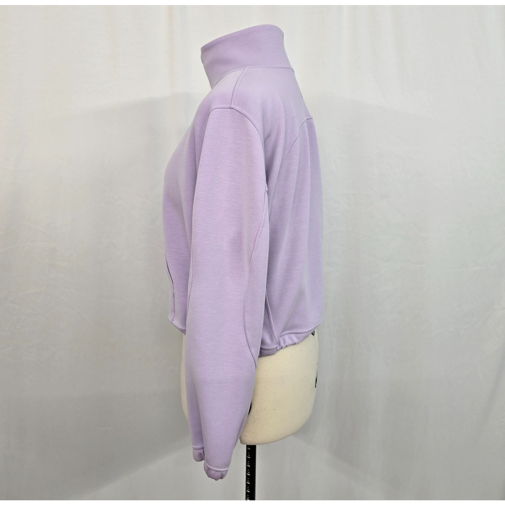 Lululemon Cropped Half Zip Women's 14 Lavender Purple - Picture 6 of 12